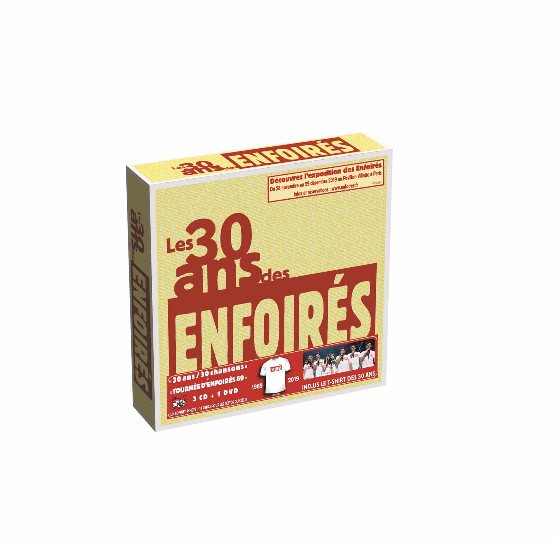 Le Coffret Les 30 Ans Des Enfoires 19 19 Est En Vente Les Enfoires Le Coffret Les 30 Ans Des Enfoires 19 19 Est En Vente Les Enfoires